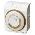 Southwire Southwire-Coleman Cable 224254 2Outlet Indoor 24 Hour Mechanical Timer 224254